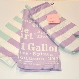 Kate Spades three piece kitchen set